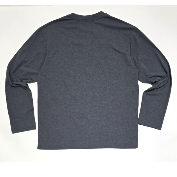Unisex Essence of Seoul Eco-Friendly Soft Stretchy Black Charcoal Long Sleeve T-Shirts