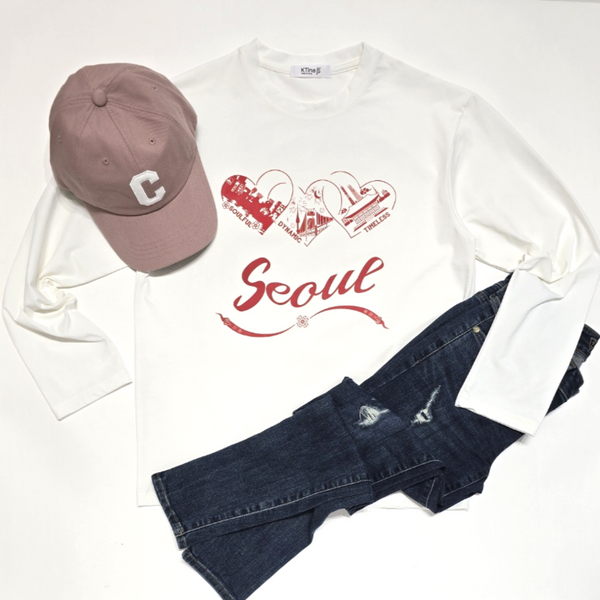 Unisex Essence of Seoul Eco-Friendly Soft Stretchy Long Sleeve T-Shirts