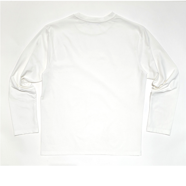 Unisex Essence of Seoul Eco-Friendly Soft Stretchy Cream Long Sleeve T-Shirts