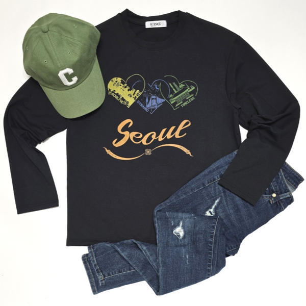 Unisex Essence of Seoul Eco-Friendly Soft Stretchy Long Sleeve T-Shirts
