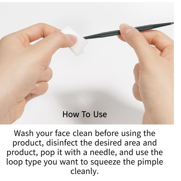 Pyungkang Yul Acne Extrudes 3Pieces/6 Types A Tool of Sanitary Acne Squeezing