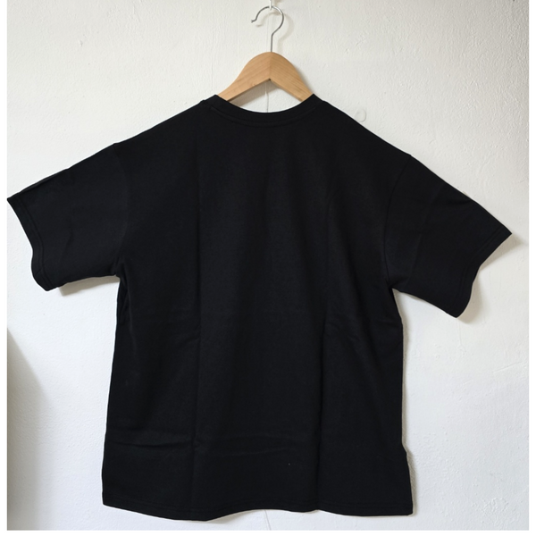 KTina Unisex Basic Cotton 100% Comfort High Quality Black Shot Sleeve T-Shirt
