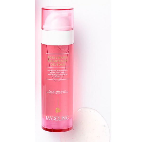 Maxclinic Reversal Cleanser Rose Vitamin Capsule Brightening Oil Foam 110 g