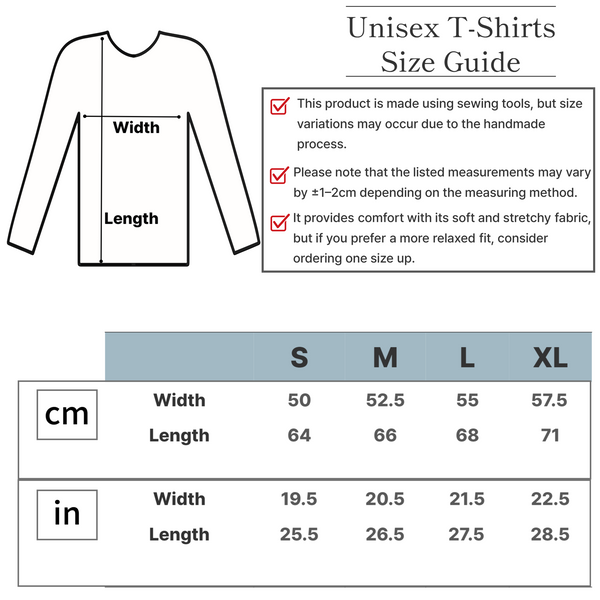 Unisex Essence of Seoul Eco-Friendly Soft Stretchy Cream Long Sleeve T-Shirts