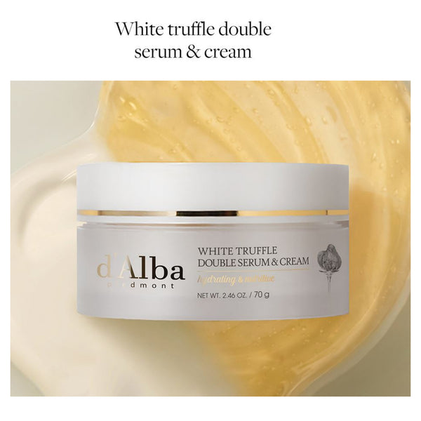 d'Alba Vegan White Truffle Double Blending Aqua Serum & Intense Cream 70g/2.46oz