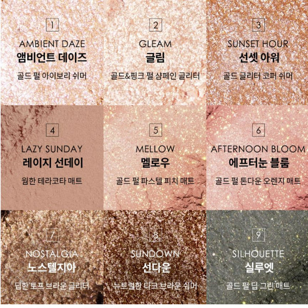 Dear Dahlia Blooming Edition 3 Garden Of Light Vegan Palette Dusk 9.7g
