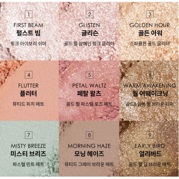 Dear Dahlia Blooming Edition 3 Garden Of Light Vegan Palette Dawn 9.7g