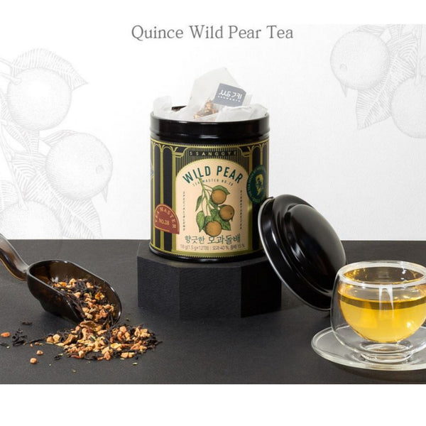 Ssanggye Tea Master Can Set Quince Will Pear Hydrangea Citron Tangerine 36Bag