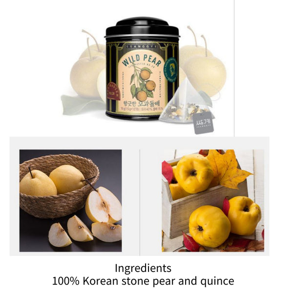 Ssanggye Tea Master Can Set Quince Will Pear Hydrangea Citron Tangerine 36Bag