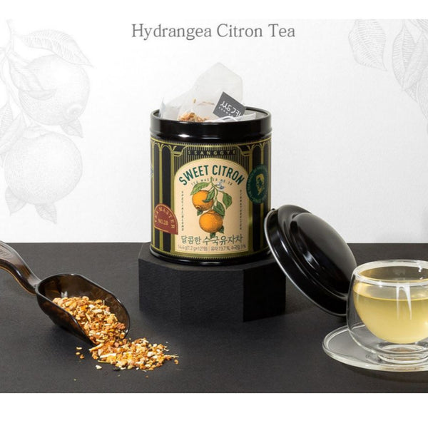 Ssanggye Tea Master Can Set Quince Will Pear Hydrangea Citron Tangerine 36Bag