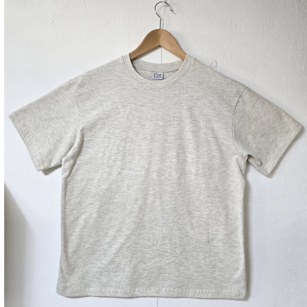 KTina Unisex Basic Cotton 100% Comfort High Quality Black & Gray Beige Shot Sleeve T-Shirt (Copy)
