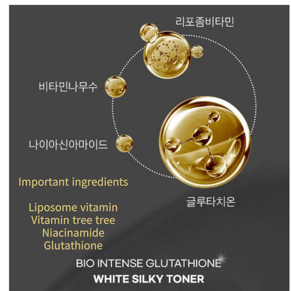 Medi-Peel Bio Intense Glutahione 5 Peptide Balance White Silky Glow Toner 180ml