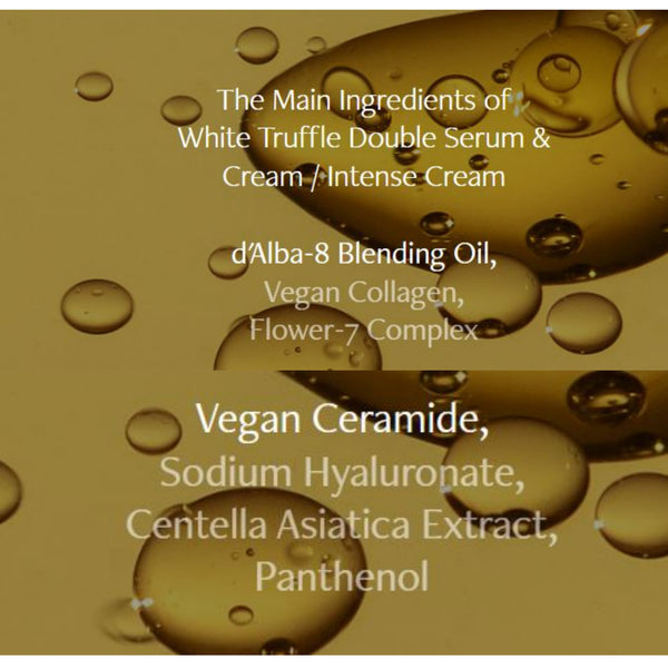 d'Alba Vegan White Truffle Double Blending Aqua Serum & Intense Cream 70g/2.46oz