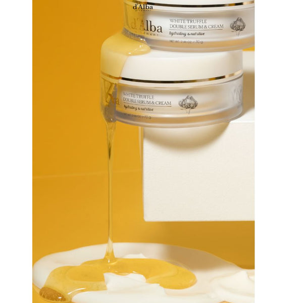 d'Alba Vegan White Truffle Double Blending Aqua Serum & Intense Cream 70g/2.46oz