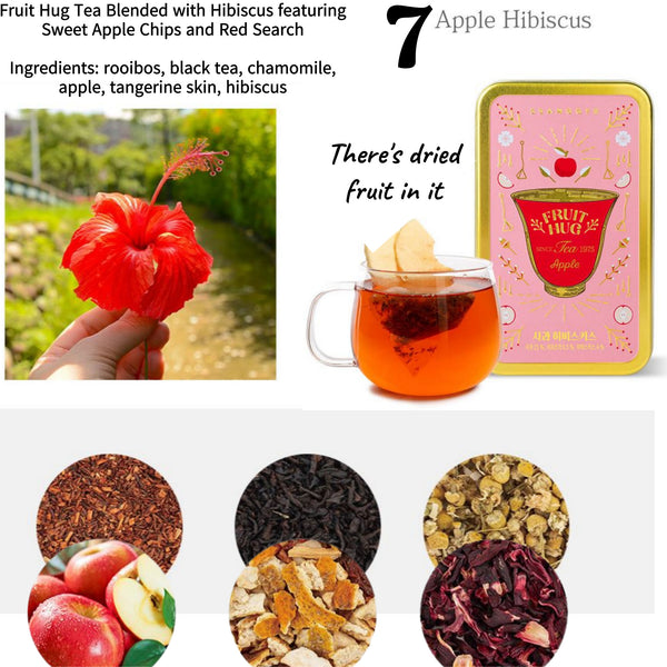Ssanggye Fruit Hug Tea 2 Cans Set Luxurious Tea With Dried Fruit Chips