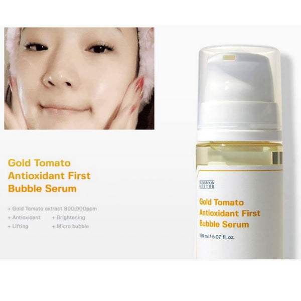 SungBoon Editor Gold Tomato Antioxidant First Bubble Serum 150ml/5.07 fl.oz
