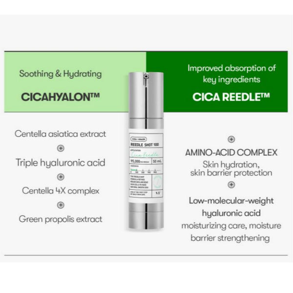 Picture 1 of 12  VT COSMETICS Cica Reedle Shot 300 50ml