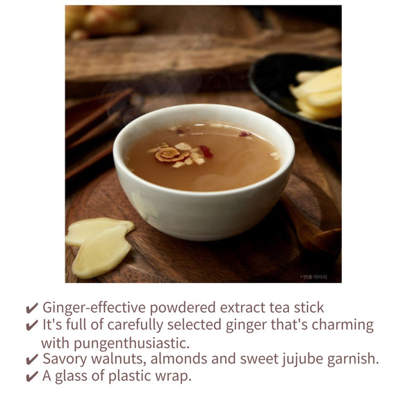 Ginger Tea Walnut Almond Jujube Included 15g