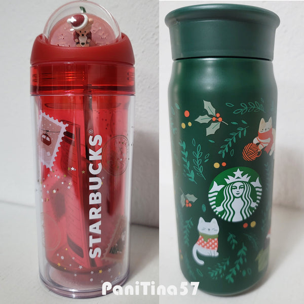 Fancy Holi Cat Tumbler And Two Cute Ruler Cold Cup 355ml