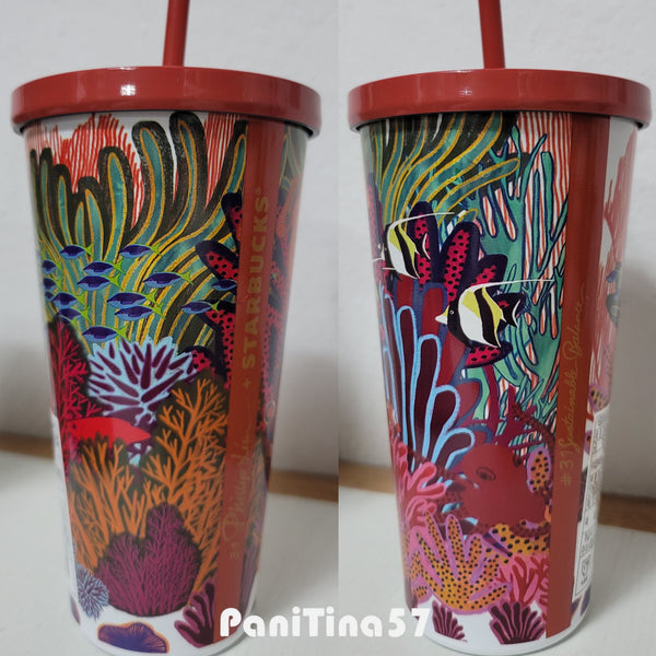 3.1 Phillip LIM Cold Cup Tumbler 473ml and Christmas green & red table