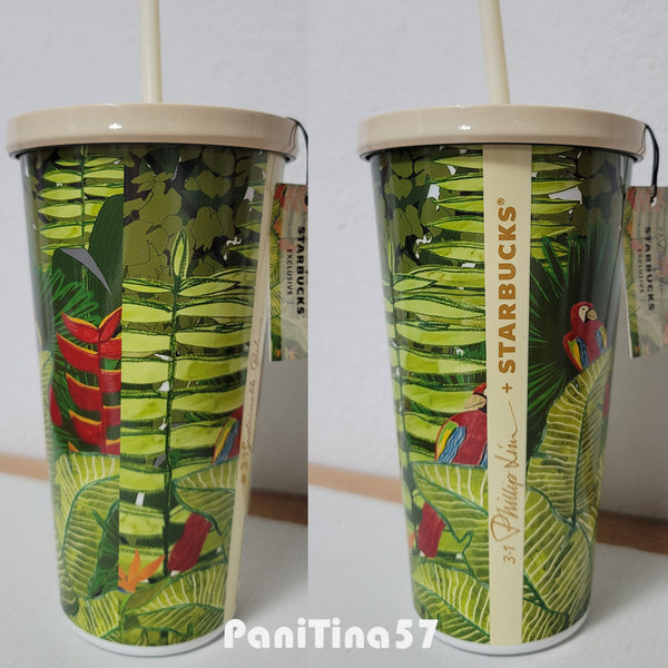 3.1 Phillip LIM Cold Cup Tumbler 473ml and Christmas green & red table