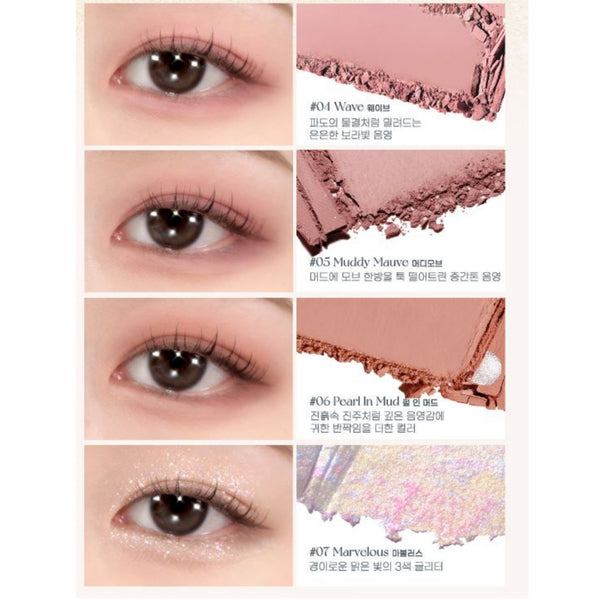 Clio Peripera Simplain Water Pearl Glow Mood 7 Colors