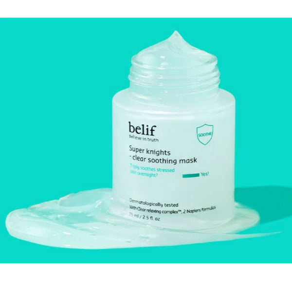 Belief Super Knights Multi-Vitamin Clear Soothing Mask 75ml / 2.5floz. Overnight