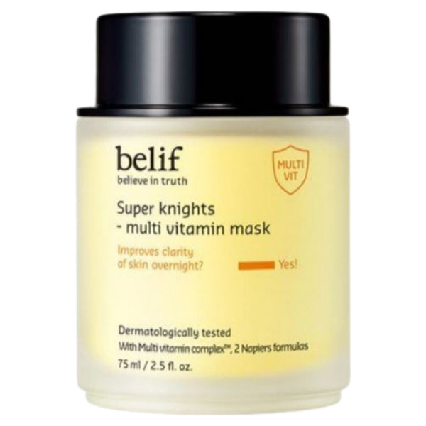 Belief Super Knights Multi-Vitamin Clear Soothing Mask 75ml / 2.5floz. Overnight