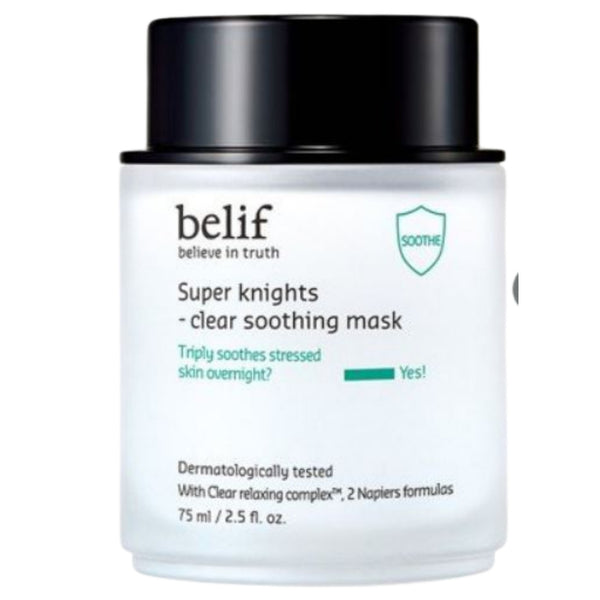 Belief Super Knights Multi-Vitamin Clear Soothing Mask 75ml / 2.5floz. Overnight