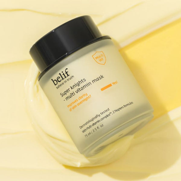 Belief Super Knights Multi-Vitamin Clear Soothing Mask 75ml / 2.5floz. Overnight