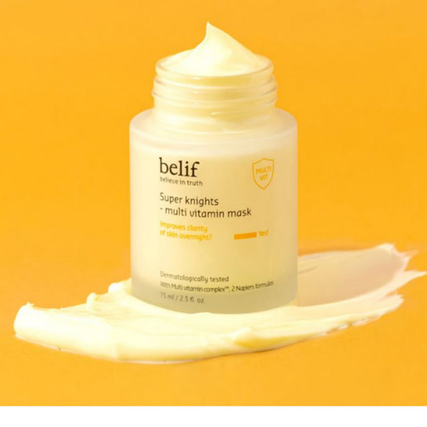 Belief Super Knights Multi-Vitamin Clear Soothing Mask 75ml / 2.5floz. Overnight