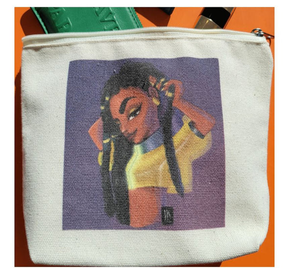 Canvas Tote Bag With Pouch