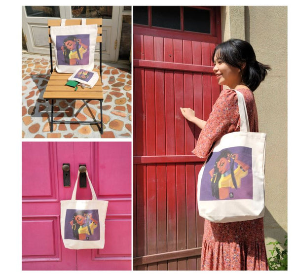 Canvas Tote Bag With Pouch